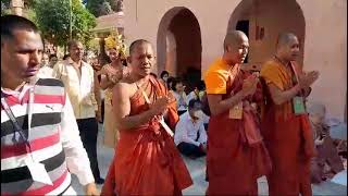 Few Scenes of the 19th International Tipitaka Chanting at Mahabodhi Temple  Bodhgaya [upl. by Champaigne]