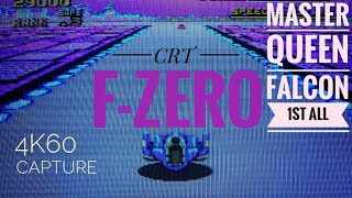 FZero Master Queen league Captain Falcon first all CRT capture in 4K60 [upl. by Ahsemak]