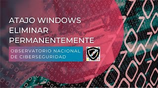 Atajo en Windows para eliminar permanentemente y enviar a la papelera de reciclaje [upl. by Yelrebma]