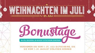 Infothek JuliAktionen bei StampinUp® Bonustage und Weihnachten im Juli [upl. by Jez]