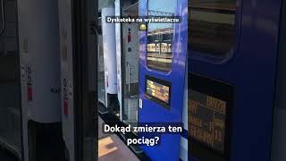 Dokąd jedzie ten pociąg pkp polska kolej pociąg pociągi icc pociag pociagi pkpintercity [upl. by Attemaj]