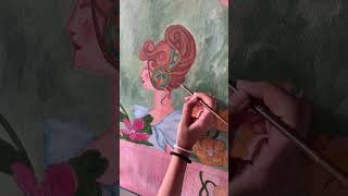 Classy Watercolor painting  Part 02  art modernart classy painting artist [upl. by Rihsab]