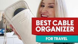 This is the BEST Small Cable and Cord Organizer for Travel [upl. by Yrffoeg]