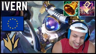 🌲 Tyler1 CAN I ONLY CLIMB ON IVERN  Ivern Jungle Full Gameplay  EU Challenge  Season 13 ᴴᴰ [upl. by Anneehs]