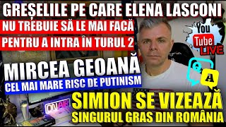 LIVE QampA PREZIDENȚIALE 2024 Lasconi nu are majoritatea sperată Capcana Geoană Mincinosul Simion [upl. by Eylloh57]