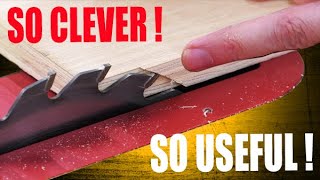 NO JIGS Turn a table saw into a jointer to straighten boards [upl. by Hollah]