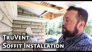 TruVent® Hidden Vent Soffit Installation [upl. by Aleakim661]