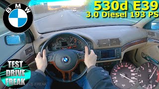 2003 BMW 530d E39 Automatic 193 PS TOP SPEED AUTOBAHN DRIVE POV [upl. by Ulund]