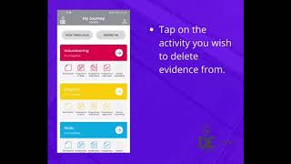 eDofE How To Videos How to Delete Evidence [upl. by Ynned]