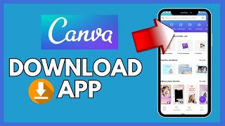 How to Download Canva on Android 2024 [upl. by Nnylak]