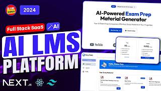 Build amp Deploy NextJs Full Stack AI LMS SAAS App Using React Tailwind Inngest Clerk Neon Gemini [upl. by Waters]