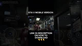 Free To Play GTA V  Mobile Version  Check Description gta gtav shorts [upl. by Michelina702]