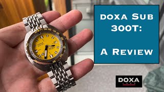 Doxa Sub 300t Divingstar A Review [upl. by Aiseneg]