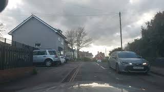 Driving in the UK Saffron Walden Newport Ugley Stansted Mountfitchet Bishops Stortford [upl. by Meehsar]