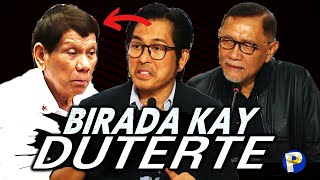 BIRADA ni Dan Fernandez at Abante sa mga pahayag ni dating Pangulong Duterte [upl. by Llerihs174]