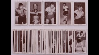 A Look at the 1938 WA amp AC Churchman Boxing Personalities Set [upl. by Markus]