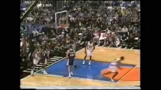 Kerry Kittles 2 alleyoop dunks vs West Rookies [upl. by Sparrow]