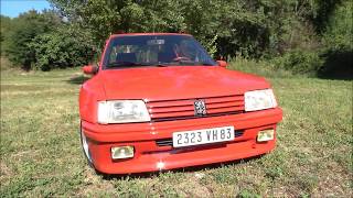 Reportage 205 GTI Dimma dans Passion Auto Sport Du Var [upl. by Hadria]