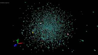 Solvated simulation of ubiquitin in 150mM NaCl [upl. by Kcered270]