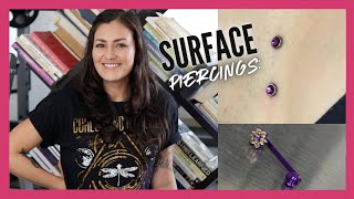 Surface piercings superficiales [upl. by Aratahs]