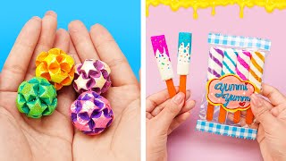 Easy craft ideas miniature craft Paper craft how to make DIYschool projectTiny DIY Craft 47 [upl. by Matthei]