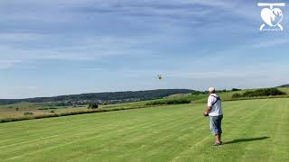 Heli Funfly Winnweiler Stephan Wiederhold mit der großen Bell 47G von VARIO [upl. by Gilder]