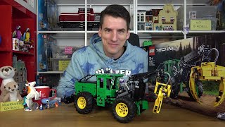 Sehr teuer kein BModell aber ein nettes Set LEGO® 42157 John Deere 948LII Skidder [upl. by Elleinad851]