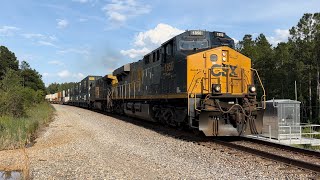 CSX 1850 LampN leading I026  Douglas Ga  May 2 2024 [upl. by Salkcin486]