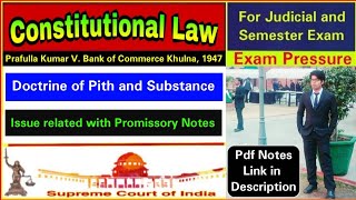 Prafulla Kumar V Bank Of Commerce Khulna 1947 Constitutional Law  Law Faculty DU [upl. by Martineau434]