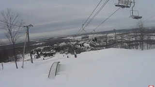 Saint Bruno Quebec Skiing Terrain Park Feb 7 2024 [upl. by Nowed113]