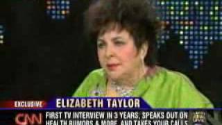 Elizabeth Taylor talks about Michael Jackson on Larry King [upl. by Enela]