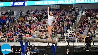 LSU wins 2024 womens NCAA gymnastics championship  Highlights [upl. by Enirak]