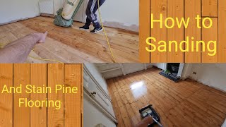 how to transform the wooden floor with dark stain end matt varnish [upl. by Atsilac355]