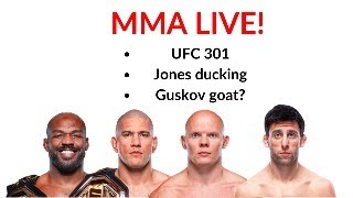 MMA Live UFC 301 talk Jones ducking Aspinall  Other random stuff [upl. by Vittoria832]