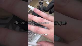 Je refais mes ongles 💅🏻 ongle nailsart french nails ongleengel vlog [upl. by Onirefez956]