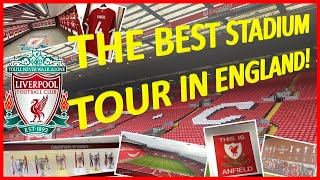 ANFIELD STADIUM TOUR  LIVERPOOL FC  THE BEST STADIUM TOUR IN ENGLISH FOOTBALL [upl. by Isoais237]