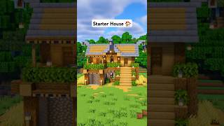 Minecraft Survival Starter House 🏠 minecraft [upl. by Eldred]