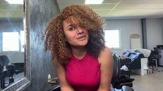 Pony knippen en Curly hair refresh tutorialKrullenclub [upl. by Nazus]