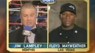 Floyd Mayweather JR trash talking genius  Gatti  newzcomau [upl. by Ahsikahs]