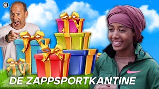 SIFAN HASSAN ONTVANGT HEEL SPECIAAL CADEAU😱  De ZappsportKantine [upl. by Ailahk]