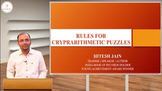 CRYPTARITHMETICALPHAMETICS PUZZLE RULES Useful for CAT elitmus CRT amp many more exams [upl. by Riancho]