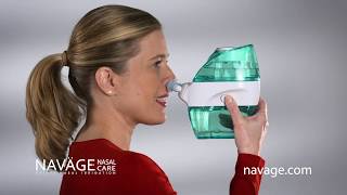 Naväge Nasal Care Flushes Allergens Mucus Dust and Germs [upl. by Noral125]