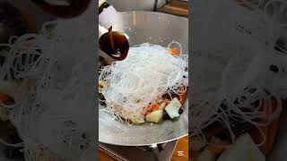 Stir fry glass noodles mukbang shorts food [upl. by Beltran]