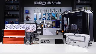 「BRO」4K PC BUILD CoolerMaster C700M Full Set Aluminum Alloy 酷冷至尊C700M银色铝合金主题 c700 coolermaster [upl. by Vokaay187]