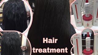 Keratin treatmentstraighteningkeraprimedry hairfrizzy hair [upl. by Yelac]