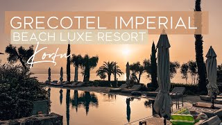 Grecotel Imperial Beach Luxe Resort • Hotelvlog Korfu 2024 • Griechenland  Travelprincess Reiseblog [upl. by Anikahs526]