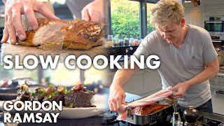 Three Super Easy Slow Cooked Recipes  Gordon Ramsay [upl. by Elyac]