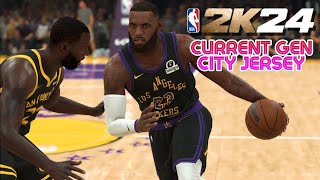 NBA 2K24 CURRENT GEN ALL CITY JERSEY [upl. by Chung]