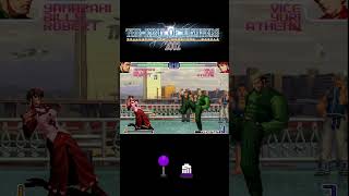 Gameplay Vice vs Yamazaki  The King of Fighters 2002 plus challenge retro shorts games [upl. by Dhiman]