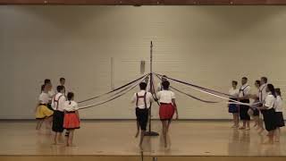 Bluffton University Maypole Dance 2017 [upl. by Alyag570]